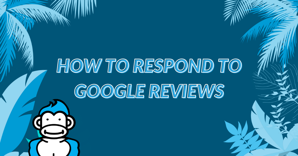 Image displaying the guide title "how to respond to google reviews"