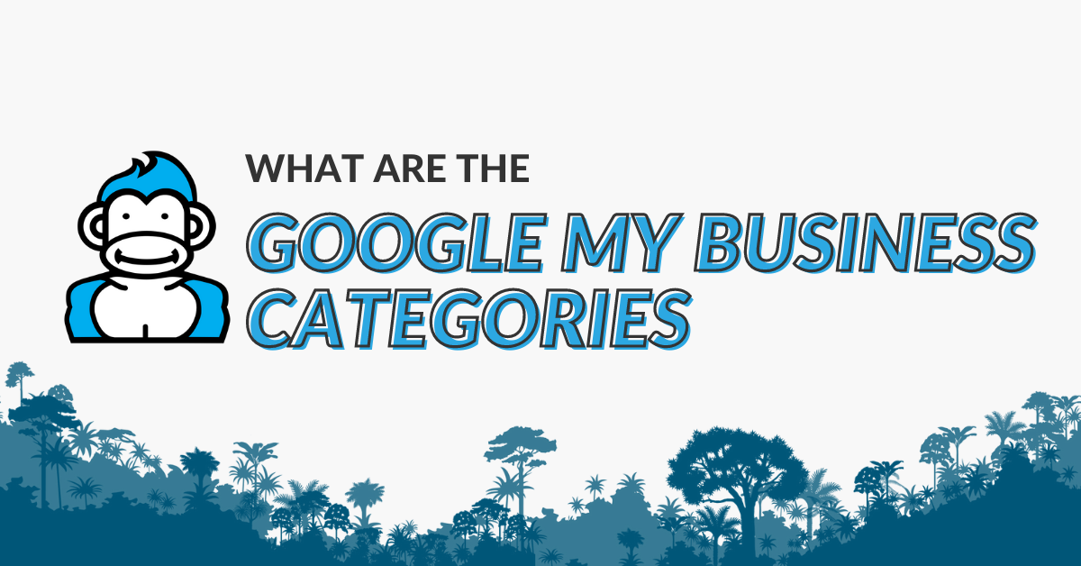what are the GMB Business categories